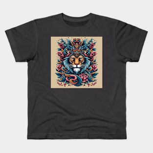 lion illustration Kids T-Shirt